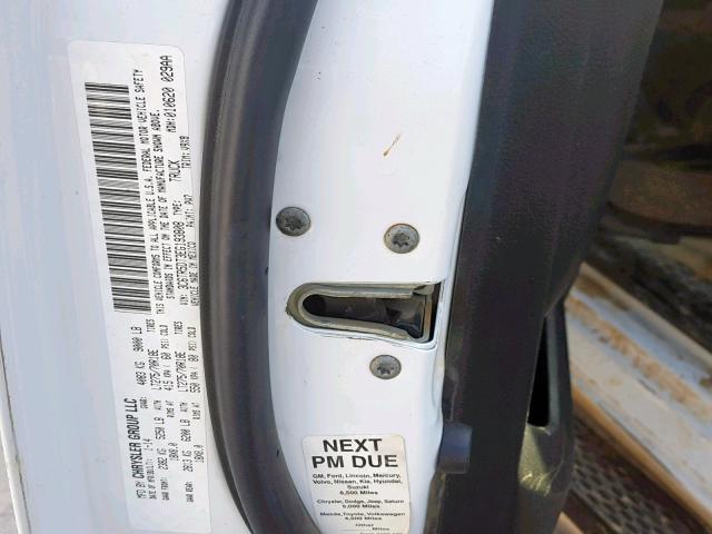 3C6TR5DT3EG193808 - 2014 RAM 2500 SLT 白色 照片 10