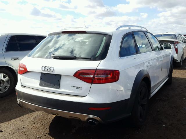 WA1UFAFL4DA128453 - 2013 AUDI A4 ALLROAD WHITE photo 4