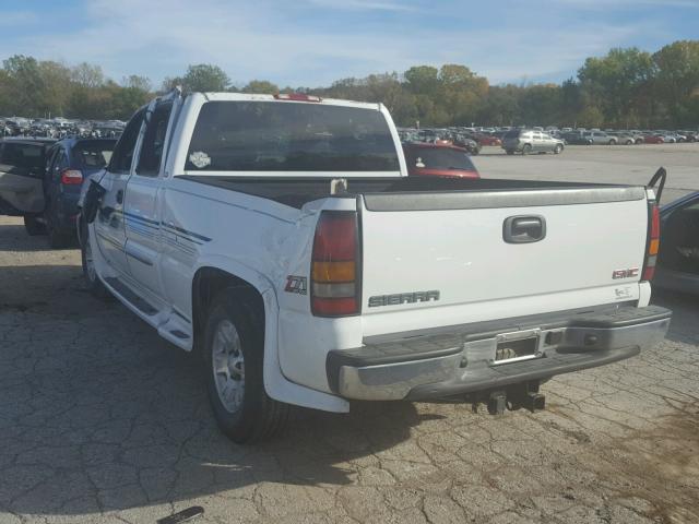 1GTEK19B07Z142882 - 2007 GMC NEW SIERRA WHITE photo 3