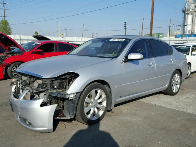 JNKAY01E36M105882 - 2006 INFINITI M35 BASE SILVER photo 2