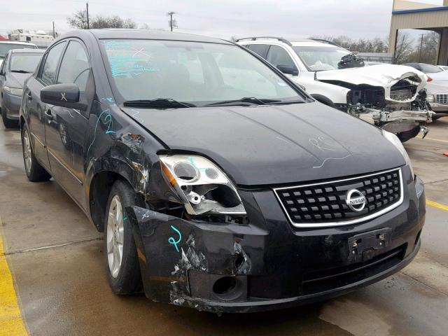 3N1AB61E18L649190 - 2008 NISSAN SENTRA 2.0 BLACK photo 1