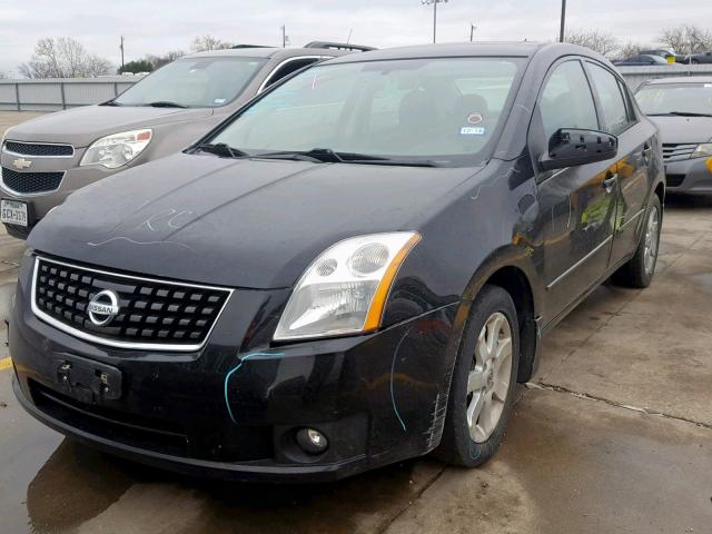 3N1AB61E18L649190 - 2008 NISSAN SENTRA 2.0 BLACK photo 2