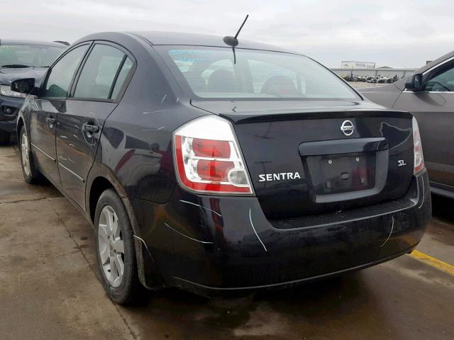 3N1AB61E18L649190 - 2008 NISSAN SENTRA 2.0 BLACK photo 3