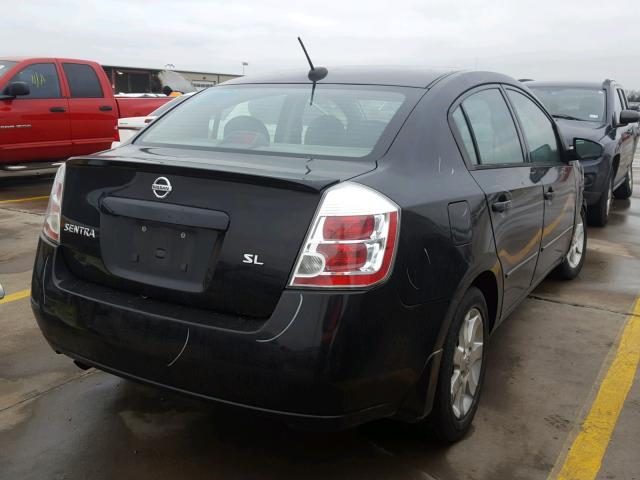 3N1AB61E18L649190 - 2008 NISSAN SENTRA 2.0 BLACK photo 4