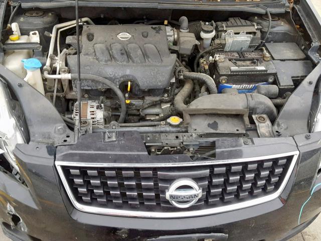 3N1AB61E18L649190 - 2008 NISSAN SENTRA 2.0 BLACK photo 7