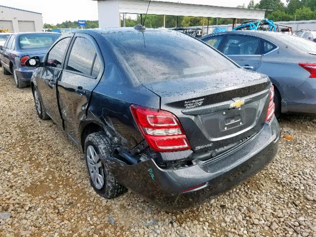 1G1JB5SH9H4177447 - 2017 CHEVROLET SONIC LS 灰色 照片 3