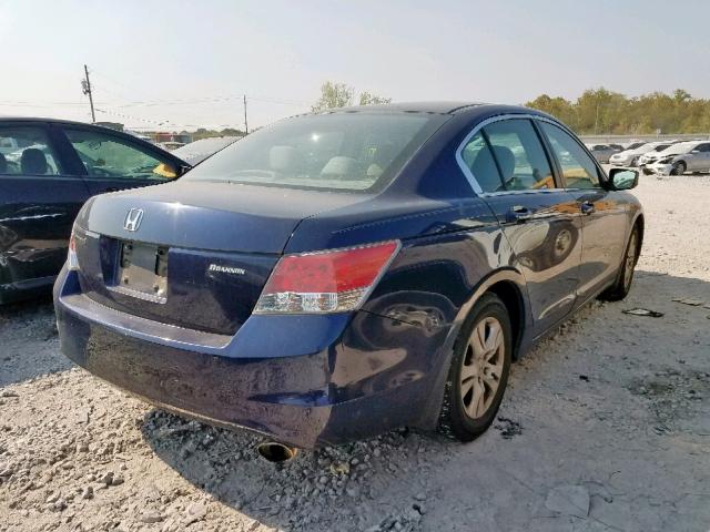 1HGCP26449A198430 - 2009 HONDA ACCORD LXP BLUE photo 4