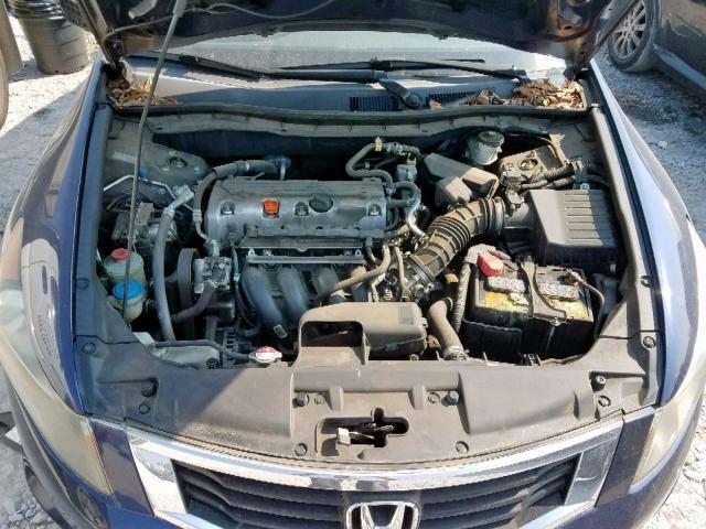 1HGCP26449A198430 - 2009 HONDA ACCORD LXP BLUE photo 7