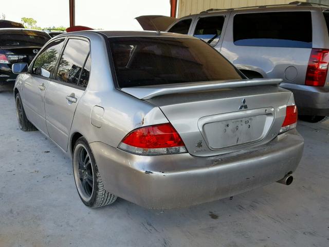 JA3AJ26E85U008930 - 2005 MITSUBISHI LANCER ES GRAY photo 3