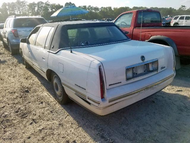 1G6KE52Y3VU209648 - 1997 CADILLAC DEVILLE DE WHITE photo 3