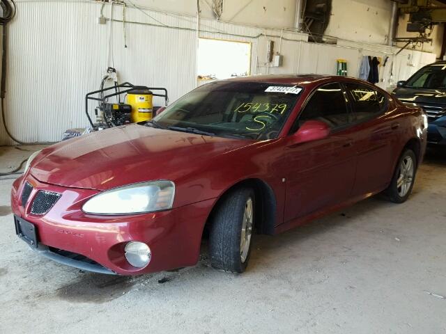 2G2WR554461154379 - 2006 PONTIAC GRAND PRIX BURGUNDY photo 2