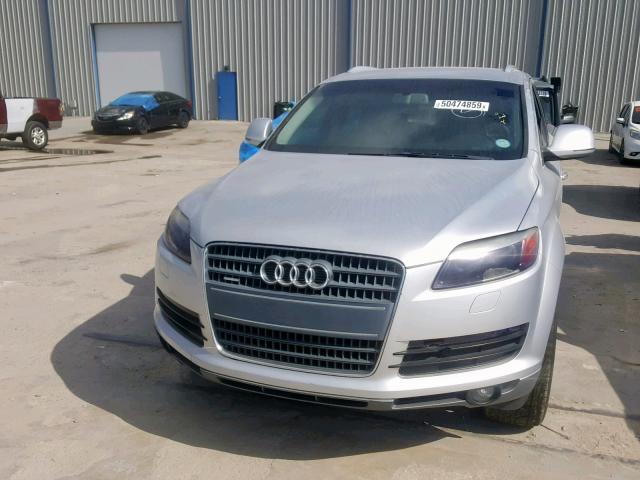 WA1AV74L37D082175 - 2007 AUDI Q7 4.2 QUA SILVER photo 9