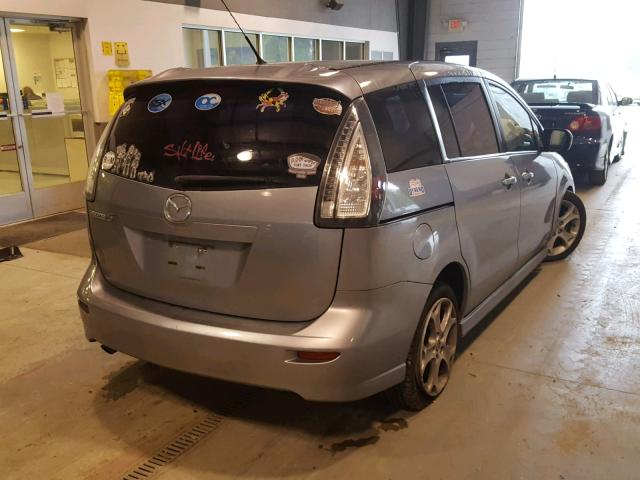 JM1CR2WL9A0363589 - 2010 MAZDA 5 SILVER photo 4