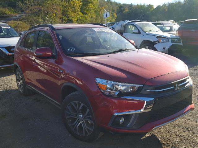 JA4AP4AW4JU006642 - 2018 MITSUBISHI OUTLANDER RED photo 1