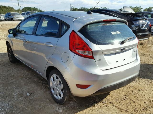 3FADP4EJ5DM186794 - 2013 FORD FIESTA SE SILVER photo 3