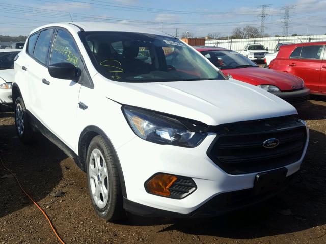 1FMCU0F78JUB98676 - 2018 FORD ESCAPE S WHITE photo 1