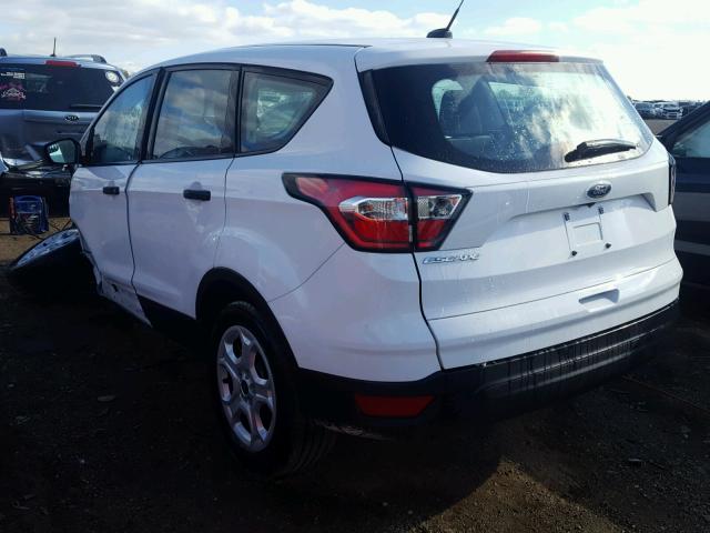 1FMCU0F78JUB98676 - 2018 FORD ESCAPE S WHITE photo 3