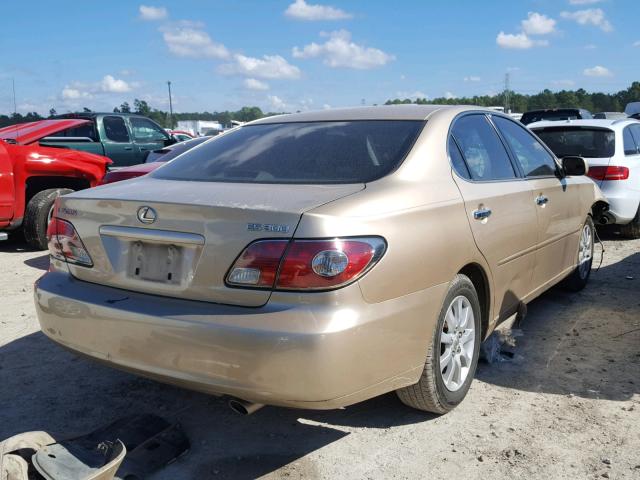 JTHBF30G035037982 - 2003 LEXUS ES 300 GOLD photo 4