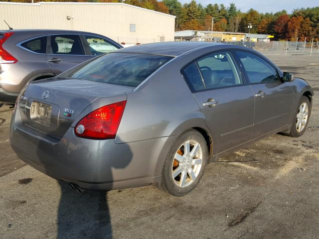 1N4BA41E44C929271 - 2004 NISSAN MAXIMA SE GRAY photo 4