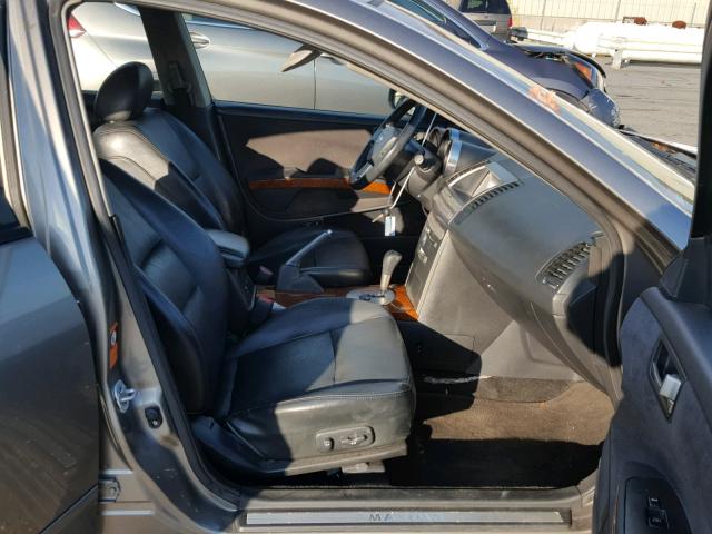 1N4BA41E44C929271 - 2004 NISSAN MAXIMA SE GRAY photo 5