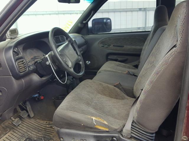 1B7MF33701J510158 - 2001 DODGE RAM 3500 MAROON photo 5