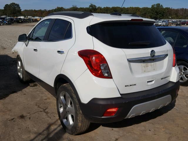 KL4CJASB8GB624684 - 2016 BUICK ENCORE WHITE photo 3