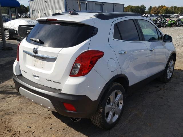 KL4CJASB8GB624684 - 2016 BUICK ENCORE WHITE photo 4