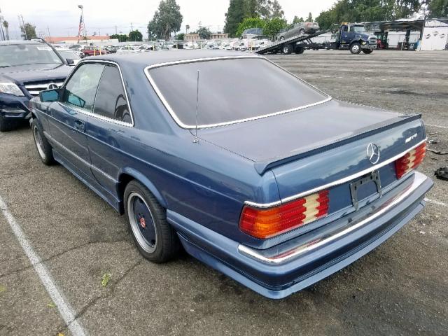 WDBCA43AXDB006614 - 1983 MERCEDES-BENZ 380 SEC BLUE photo 3