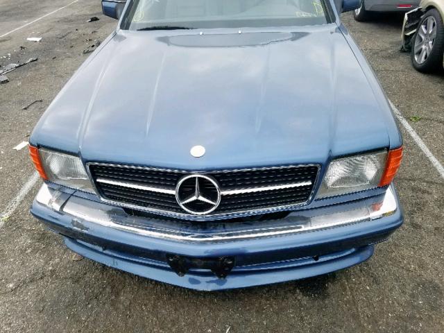 WDBCA43AXDB006614 - 1983 MERCEDES-BENZ 380 SEC BLUE photo 7