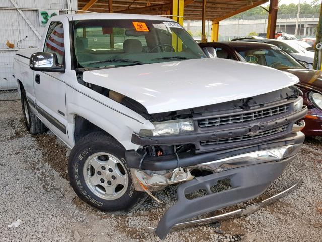 1GCEC14T3XZ102258 - 1999 CHEVROLET SILVERADO WHITE photo 1