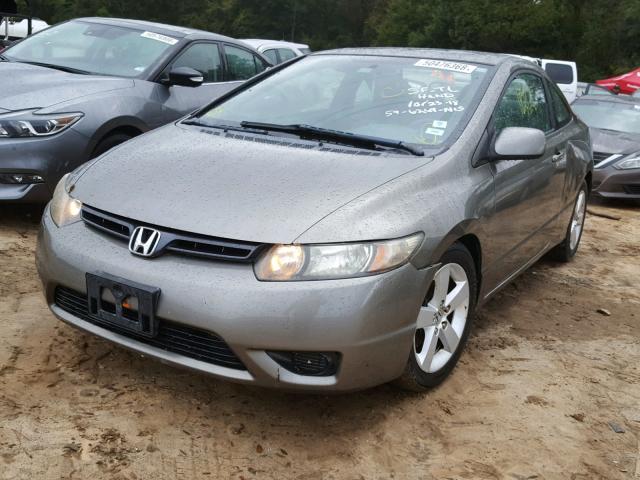 2HGFG129X8H502837 - 2008 HONDA CIVIC EXL GRAY photo 2