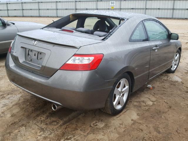 2HGFG129X8H502837 - 2008 HONDA CIVIC EXL GRAY photo 4