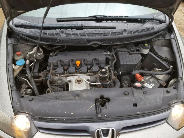 2HGFG129X8H502837 - 2008 HONDA CIVIC EXL GRAY photo 7