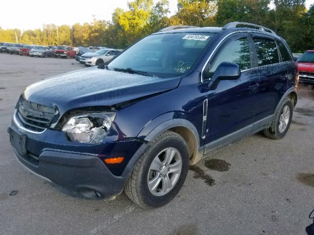 3GSDL43N58S501658 - 2008 SATURN VUE XE BLUE photo 2