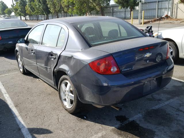 1G1AT58H997285510 - 2009 CHEVROLET COBALT LT CHARCOAL photo 3