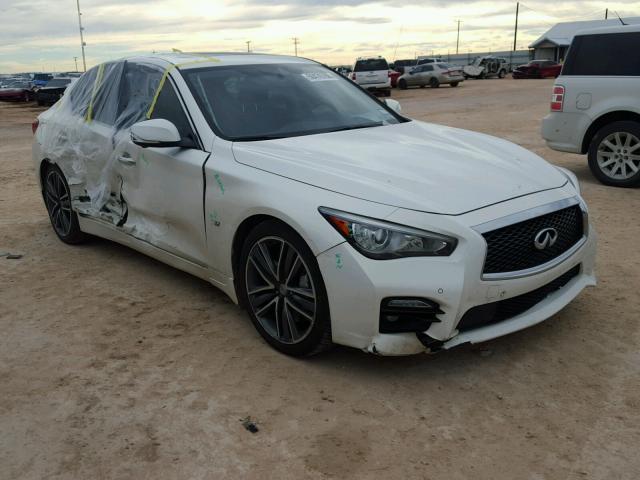 JN1BV7AP2FM347624 - 2015 INFINITI Q50 BASE WHITE photo 9