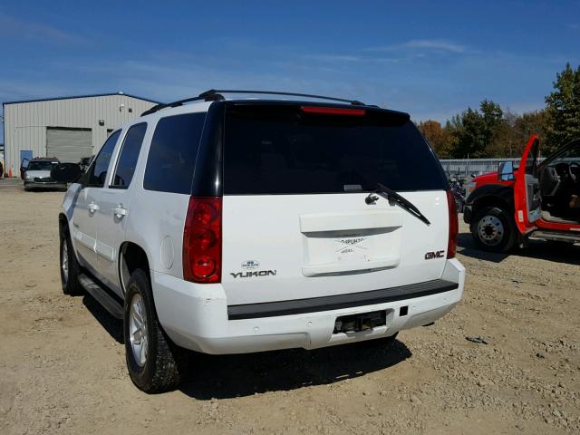 1GKFC13J67R124036 - 2007 GMC YUKON WHITE photo 3