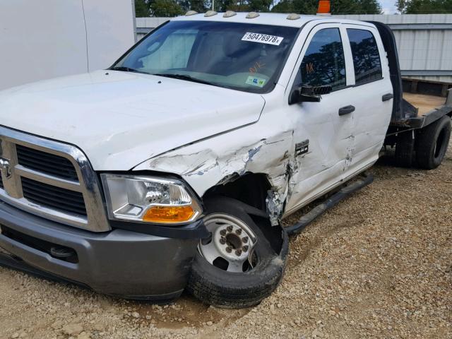 3D6WF4CLXBG502111 - 2011 DODGE RAM 3500 S WHITE photo 9