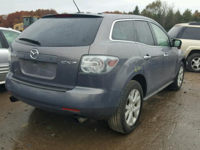 JM3ER293080190938 - 2008 MAZDA CX-7 GRAY photo 4