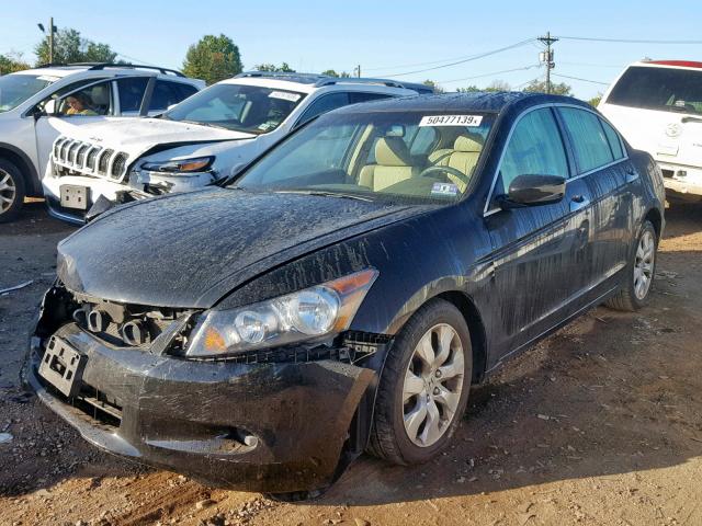 1HGCP3F86AA031533 - 2010 HONDA ACCORD EXL BLACK photo 2