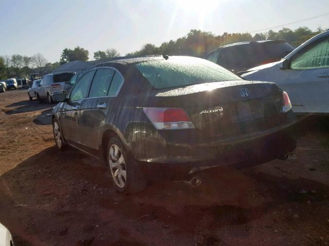 1HGCP3F86AA031533 - 2010 HONDA ACCORD EXL BLACK photo 3