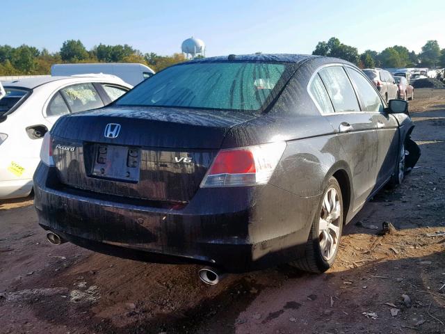 1HGCP3F86AA031533 - 2010 HONDA ACCORD EXL BLACK photo 4