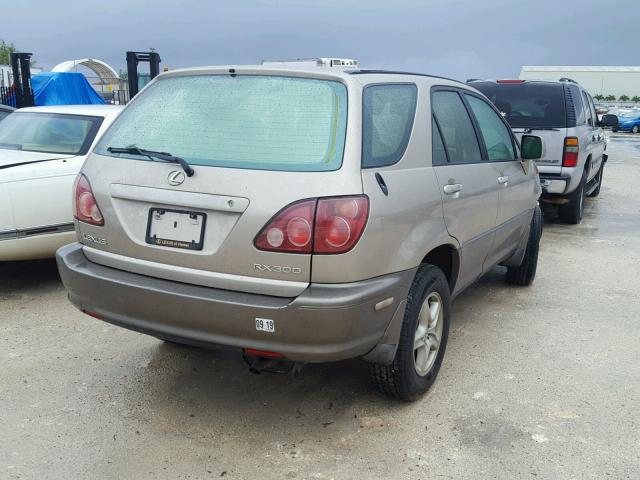 JT6GF10U4X0007265 - 1999 LEXUS RX 300 BEIGE photo 4