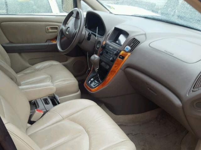 JT6GF10U4X0007265 - 1999 LEXUS RX 300 BEIGE photo 5