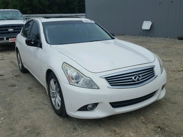 JN1CV6AP3BM510502 - 2011 INFINITI G37 BASE WHITE photo 1