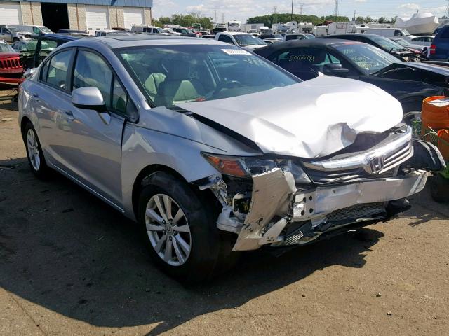 19XFB2F97CE041405 - 2012 HONDA CIVIC EXL 银色 照片 1