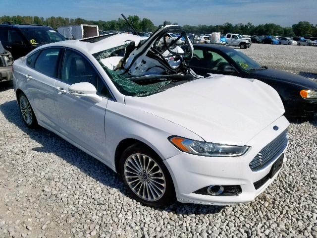 3FA6P0K90FR115665 - 2015 FORD FUSION TIT WHITE photo 1