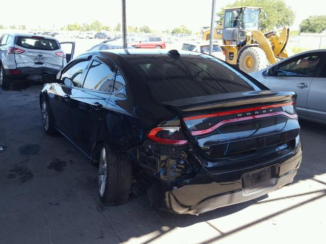 1C3CDFBH3DD153420 - 2013 DODGE DART SXT BLACK photo 3