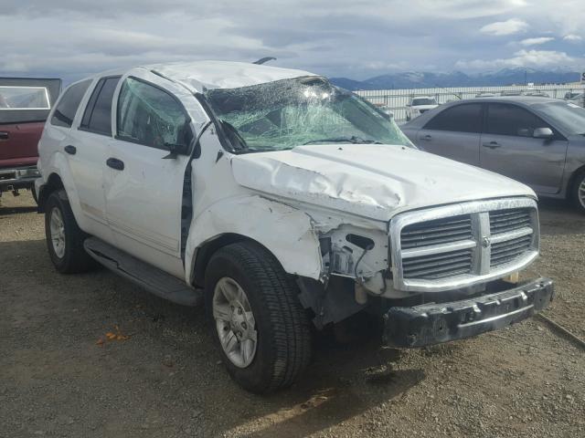 1D4HB48N44F187009 - 2004 DODGE DURANGO SL WHITE photo 1