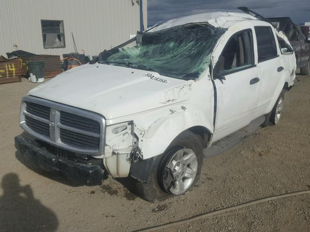 1D4HB48N44F187009 - 2004 DODGE DURANGO SL WHITE photo 2